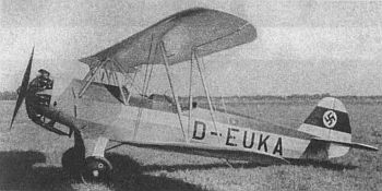 Учебный самолет Фокке-Вульф FW-44 "Stieglitz"