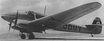 Учебный самолет Люфтваффе Вокке-Вульф Fw 58C