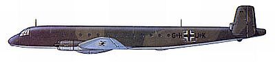 Камуфляжная окраска дальнего бомбардировщика Люфтваффе Junkers Ju390